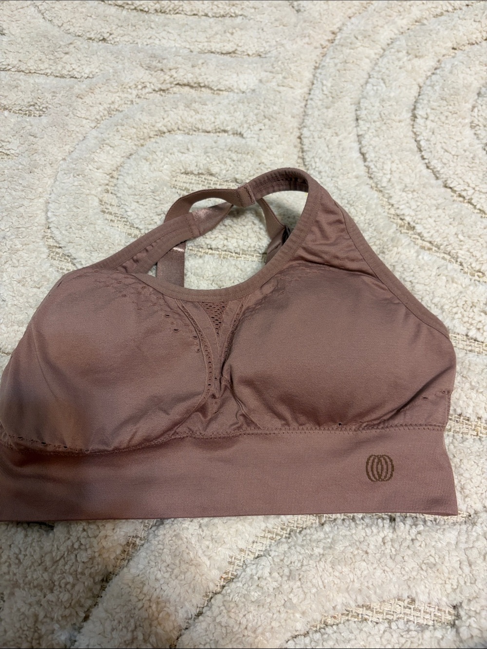 Brown sports bra